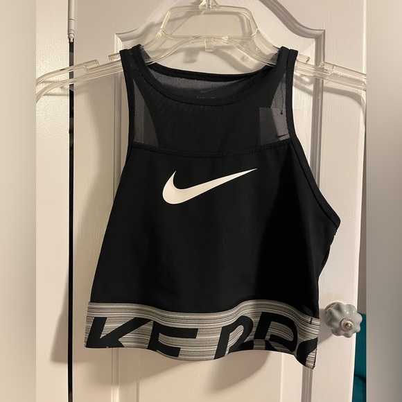 NWT Nike Pro Dri-Fit Black Sports Bra - Picture 6 of 12